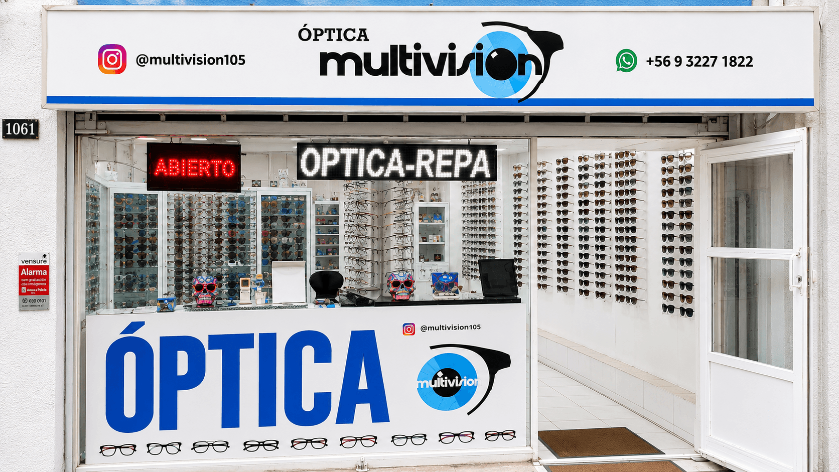 Fachada Óptica Multivision